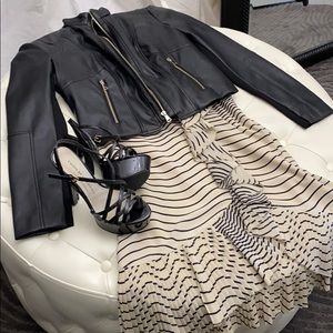 NWT BeBe Black Faux Leather Jacket